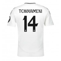 Camisa de time de futebol Real Madrid Aurelien Tchouameni #14 Replicas 1º Equipamento 2024-25 Manga Curta